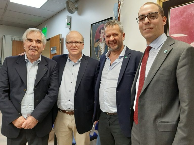 Lic. Eduardo Fontenla - Dip. Luis Contigiani - Pablo Ares - Octavio Bermejo