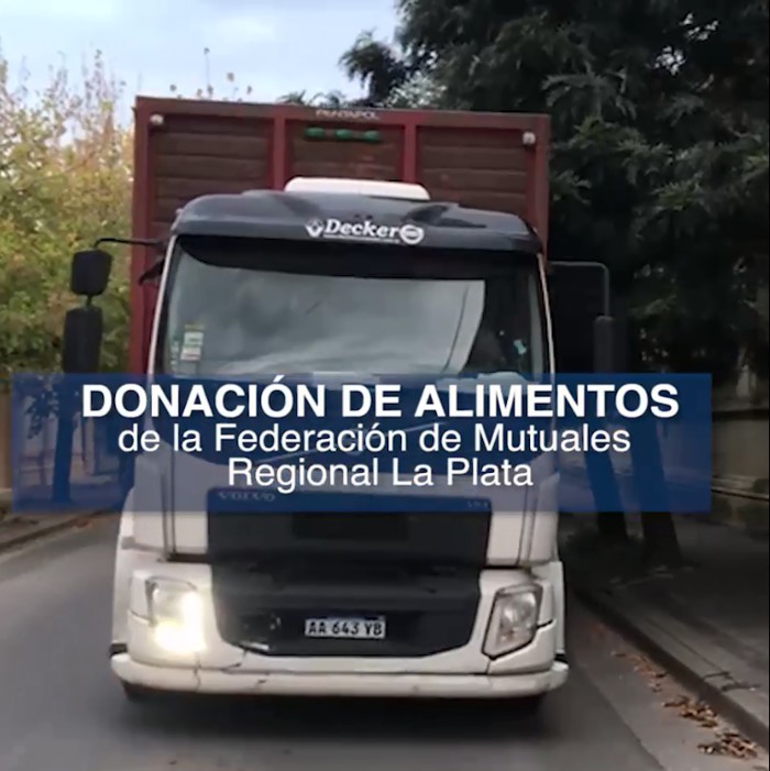 Camión de donaciones