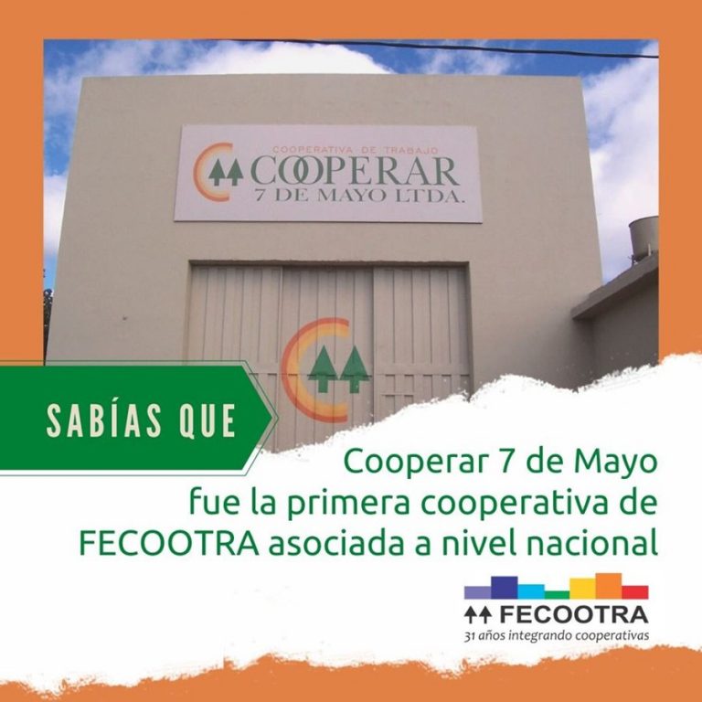Cooperar 7 de Mayo- 1era asociada a Fecootra