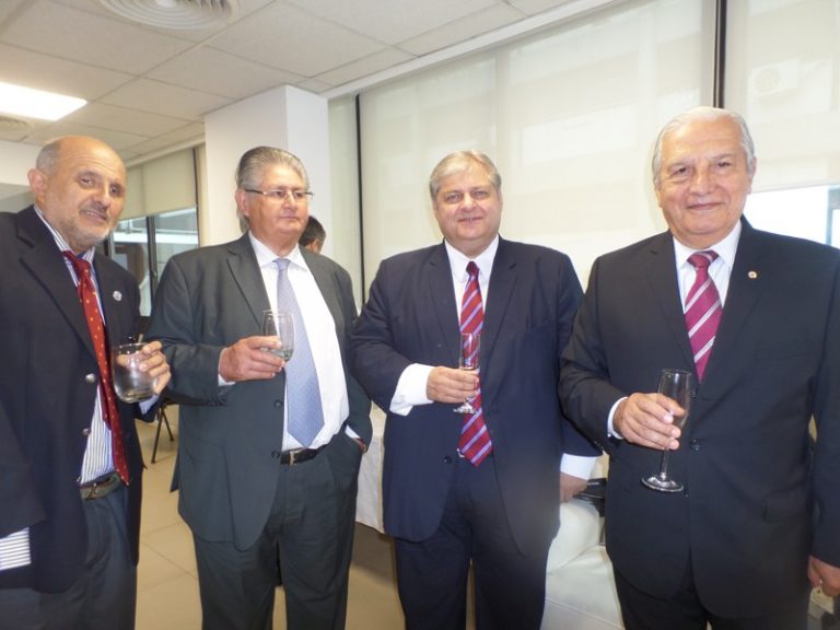 Gral. Br (R) Fabián Brown - Gral. Br. (R) Daniel Reimundes - Lic. Alejandro Russo- Cnl Int (R) Dr. José Guerrero