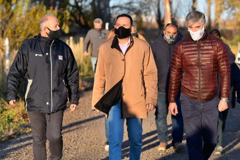 Intendente de Chubut con Hugo Schvemmer