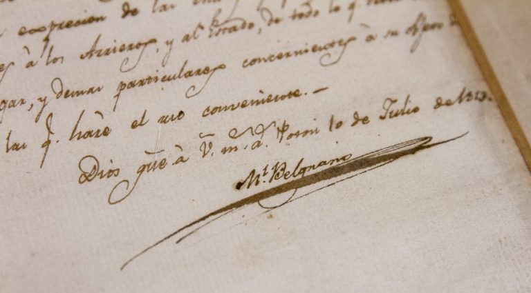 Firma Manuel Belgrano