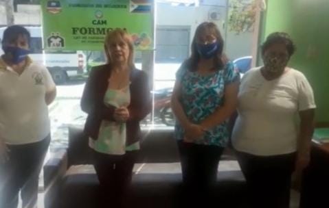 Marta Galeano y equipo