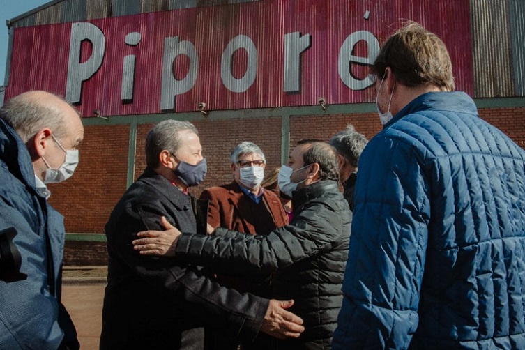 Reunión primera exportación de Yerba - PIPORE