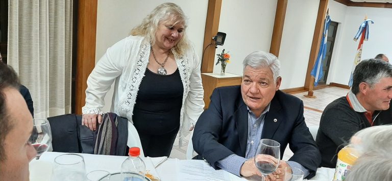 Con Esteban de Lorenzi