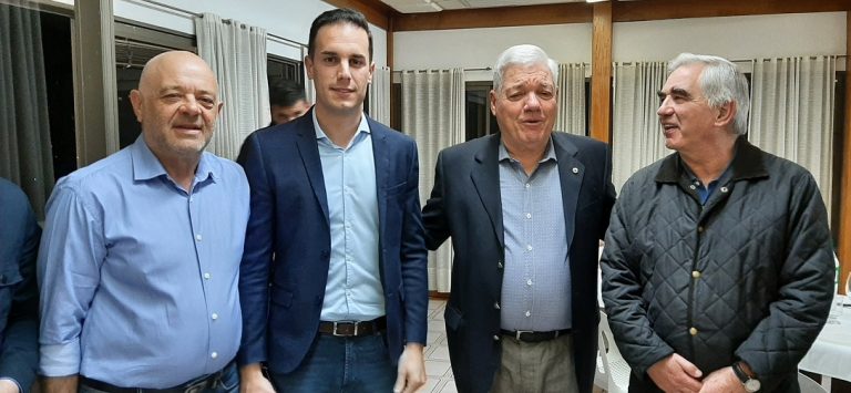 Con Guillermo Tavernier - Esteban De Lorenzi y Eduardo Fontenla