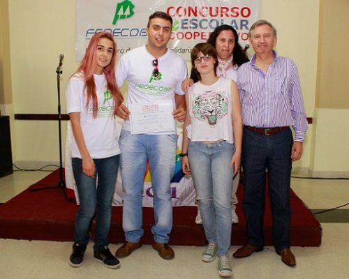 Angel Echarren con alumnos