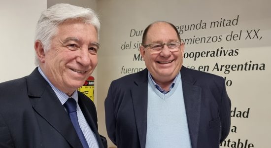 Dr Collomb y Gustavo Bertolini