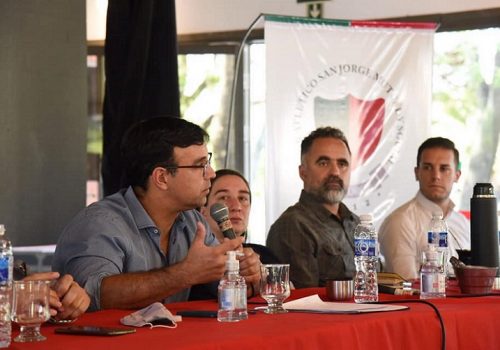 Dr. Roig - Lic. Nahùm Mirad; -Guillermo Tavernier