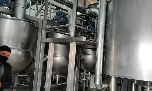 En fábrica dulce de leche