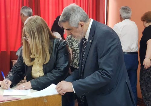 Firma de convenios