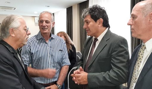 Lic. Luis Silva con comitiva del Chaco