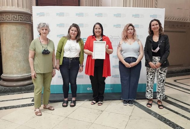 María Eva Sanz en Senado Pcia. de Buenos Aires