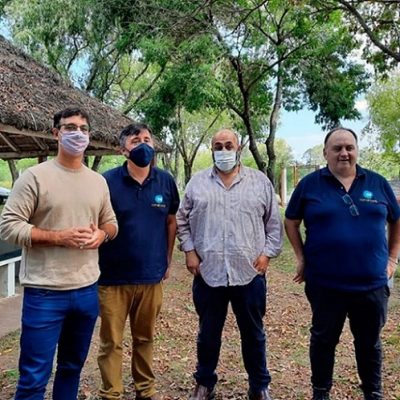 Ramiro Martínez-Cristian Horton en predio